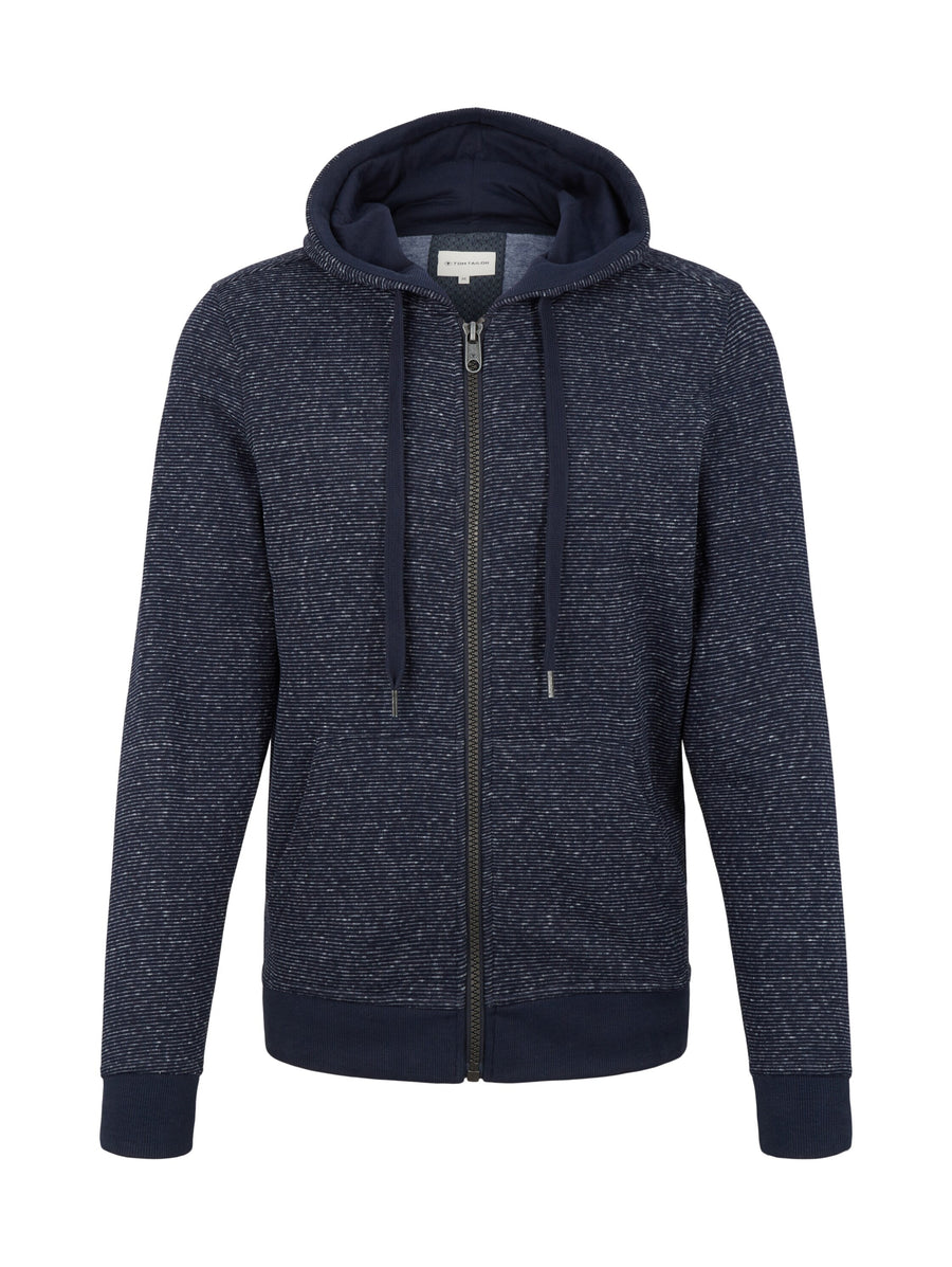 Tom Tailor Sweatjacke mit feinen Streifen