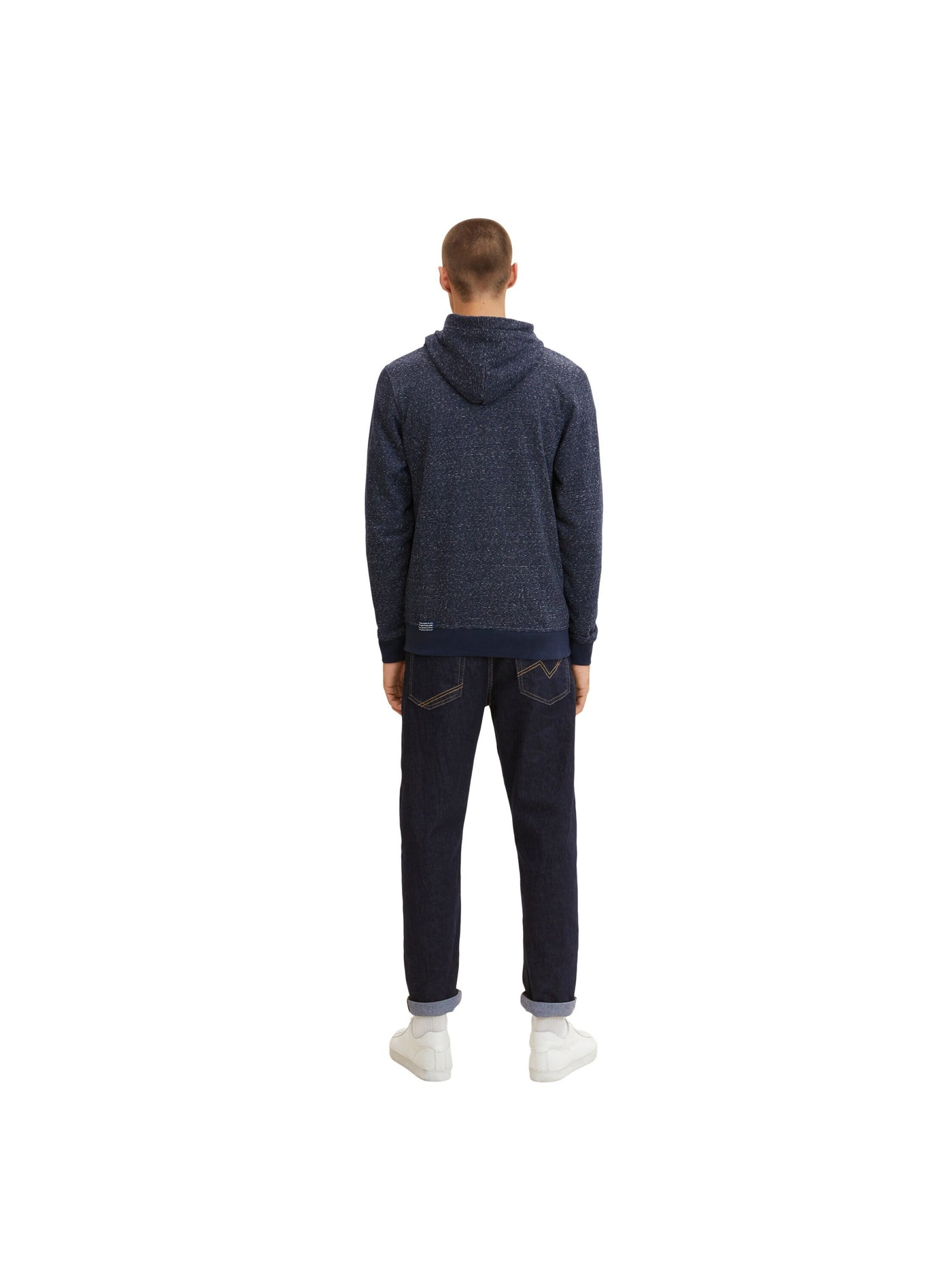 Tom Tailor Sweatjacke mit feinen Streifen