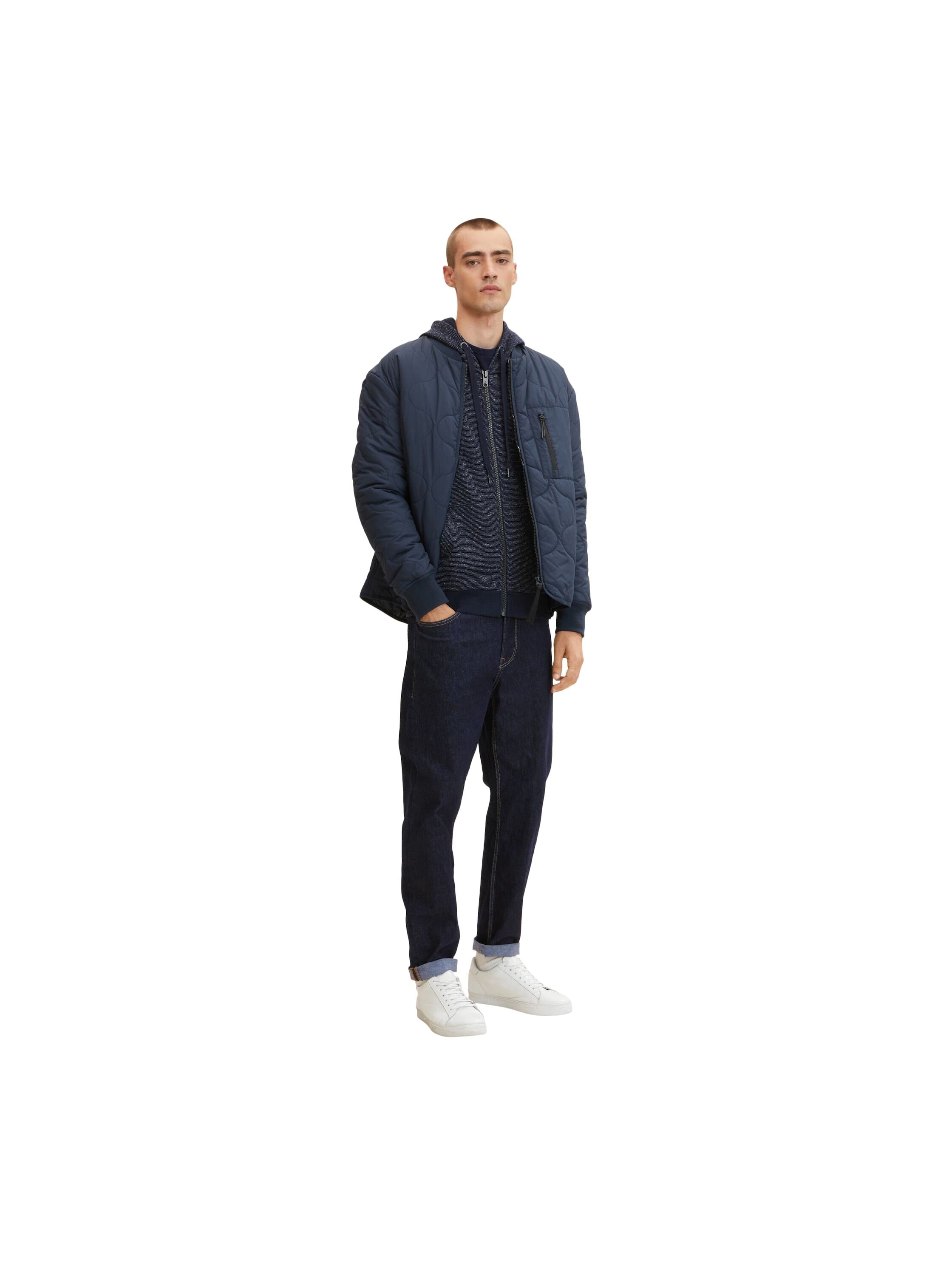 Tom Tailor Sweatjacke mit feinen Streifen