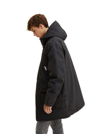 Tom Tailor Parka mit Stehkragen, Kapuze und Reißverschluss