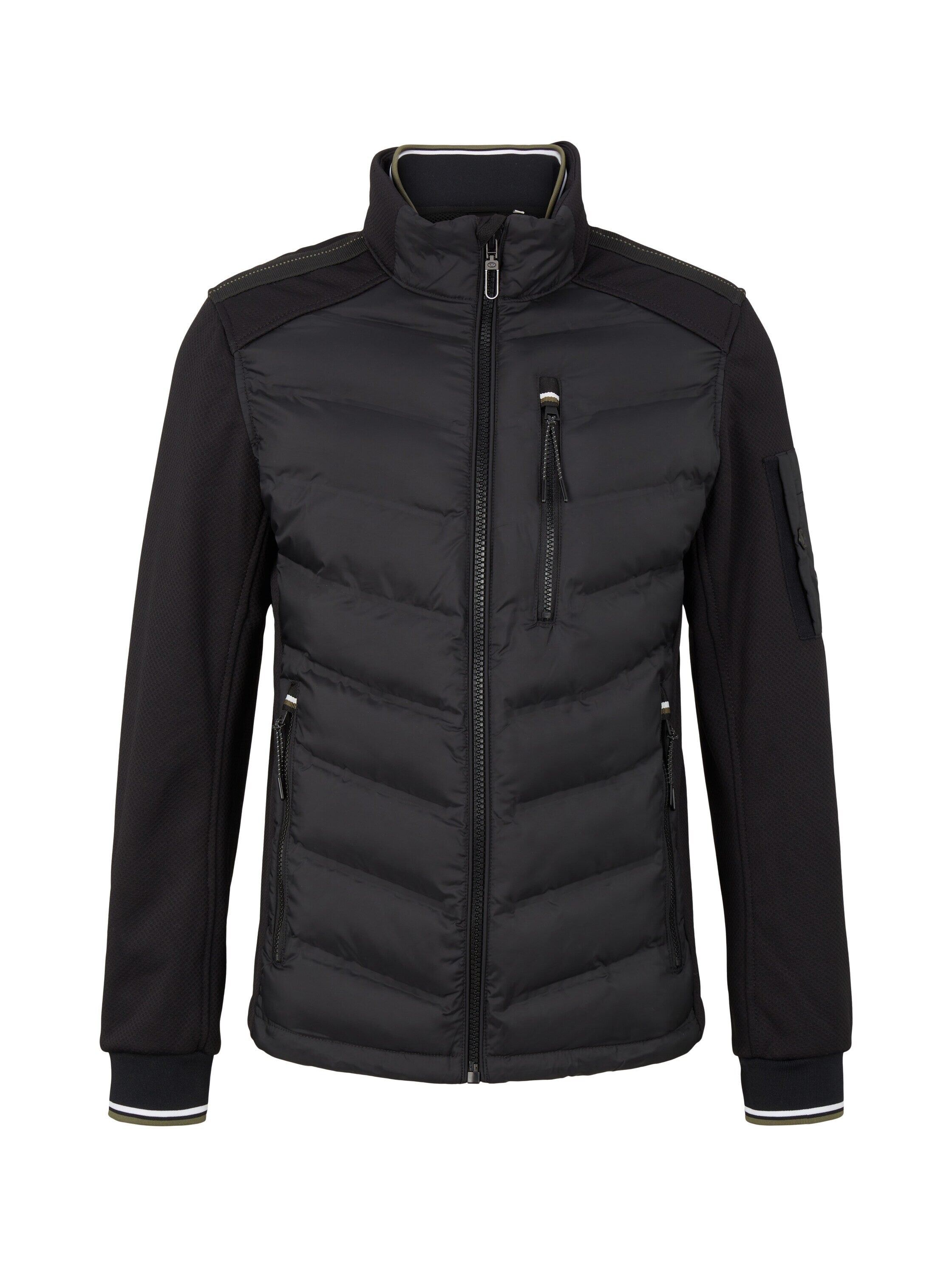 Tom Tailor Hybridjacke REPREVE Our Ocean mit Stehkragen