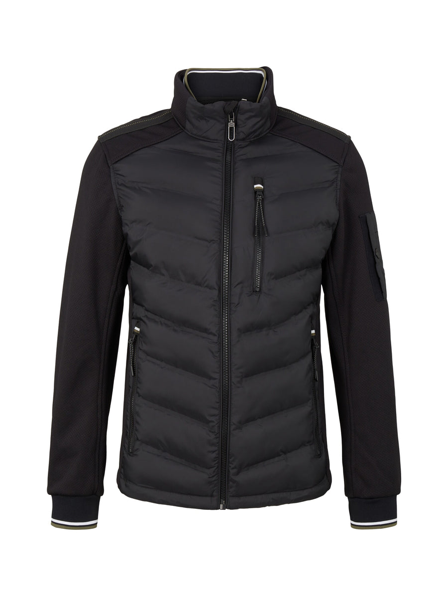 Tom Tailor Hybridjacke REPREVE Our Ocean mit Stehkragen