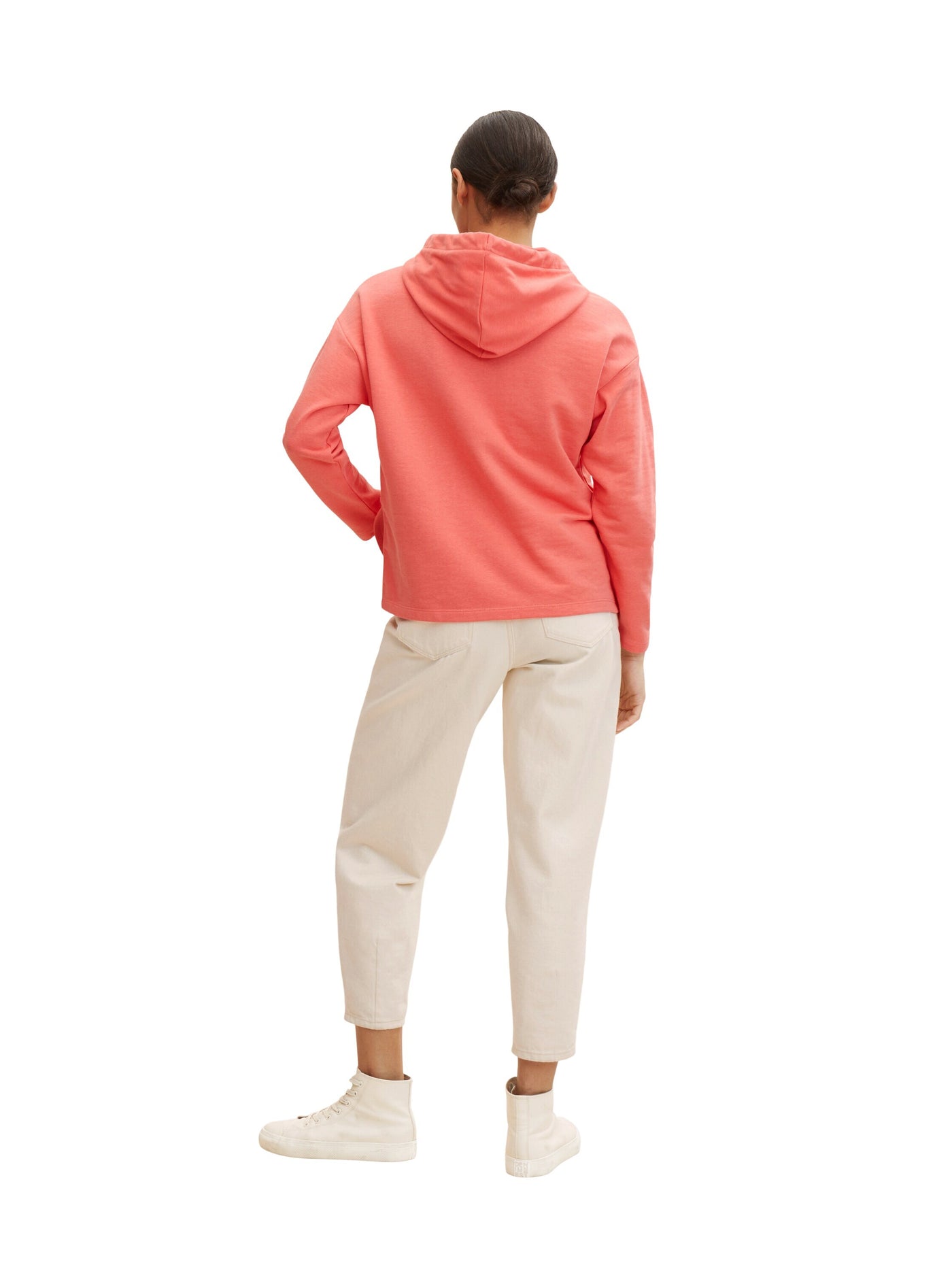 Tom Tailor Hoodie mit Stickerei und Kapuze aus Bio-Baumwolle