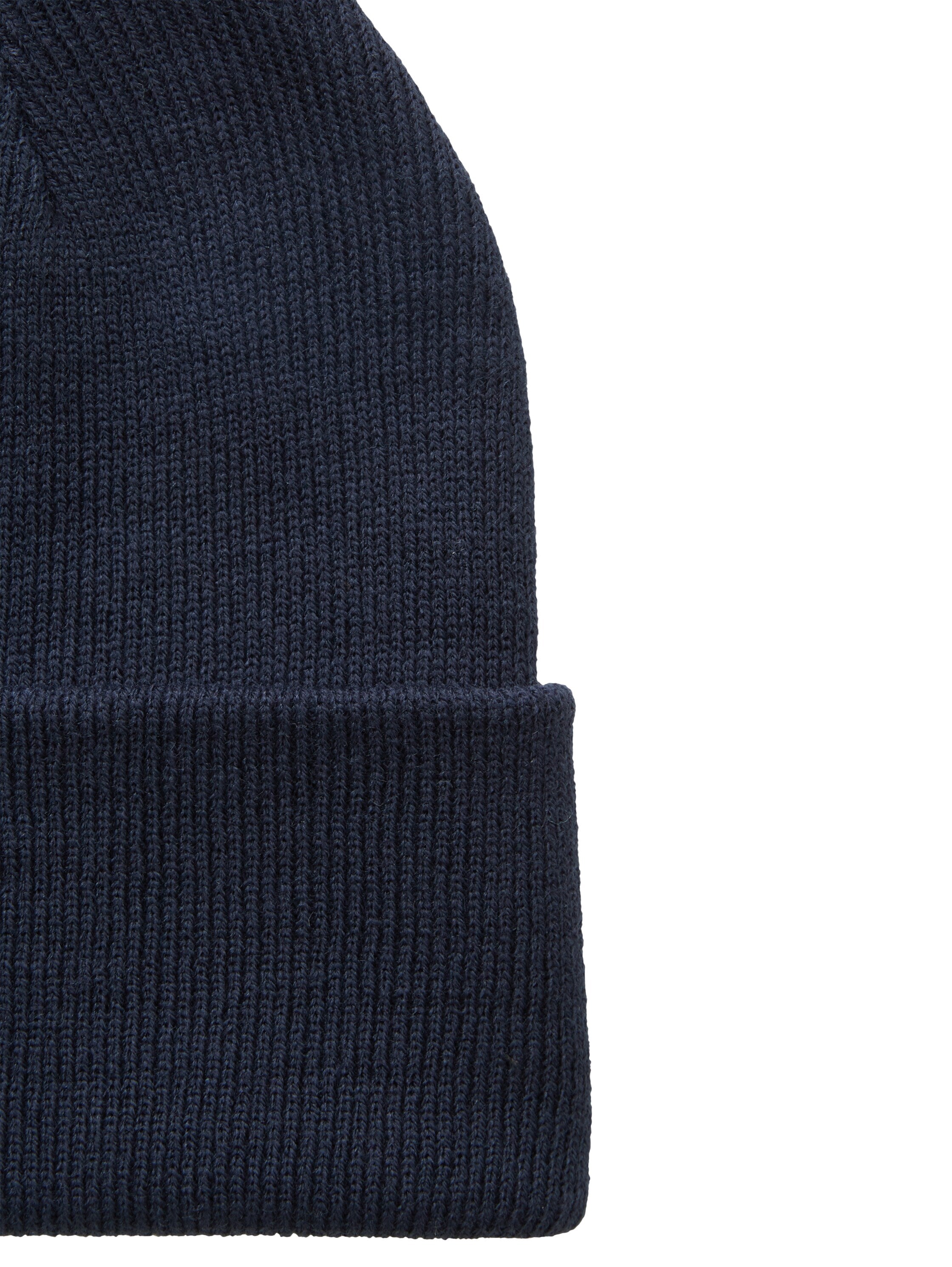 Tom Tailor Basic Beanie mit Logo Badge