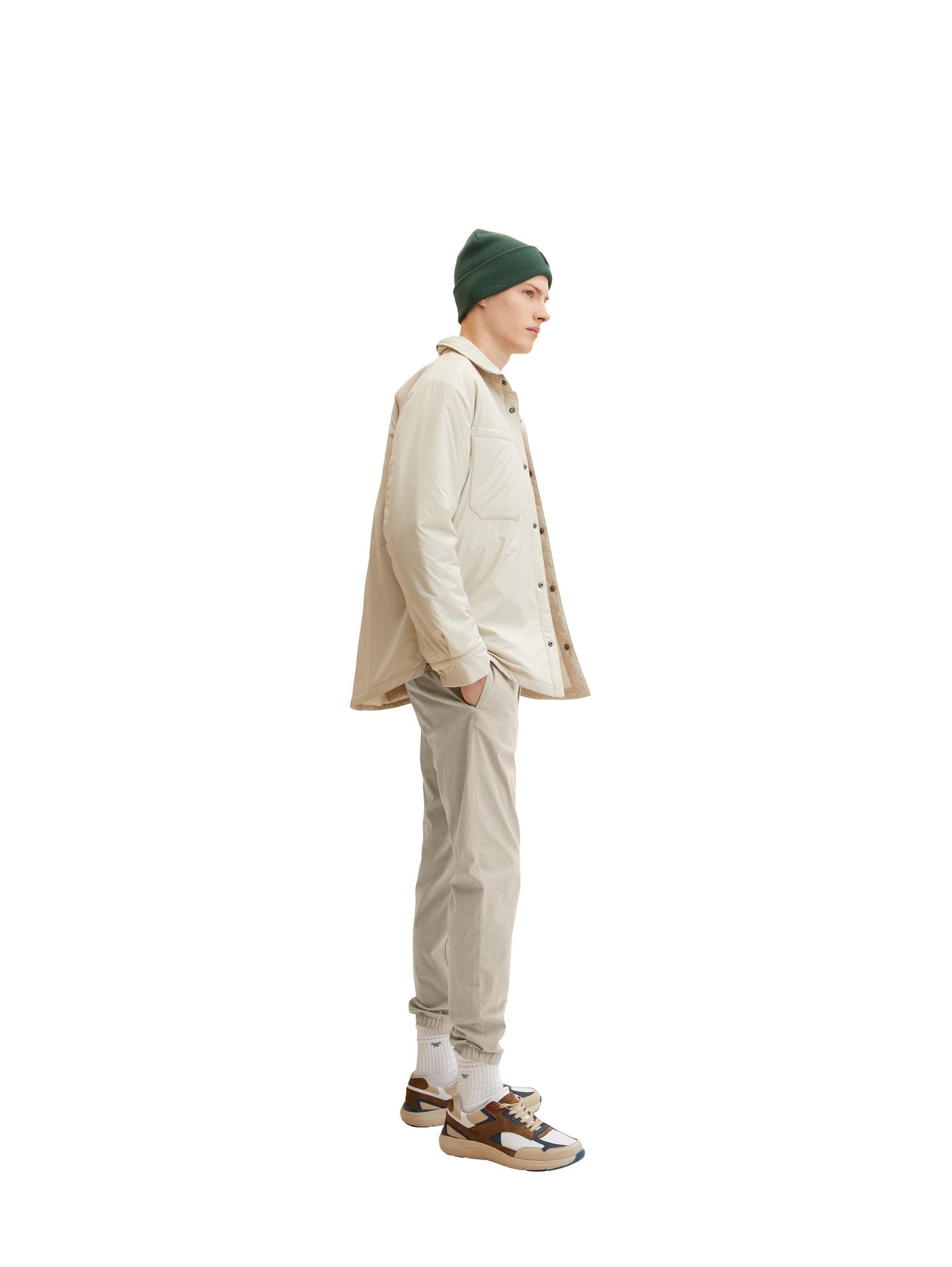 Tom Tailor Basic Beanie mit Logo Badge