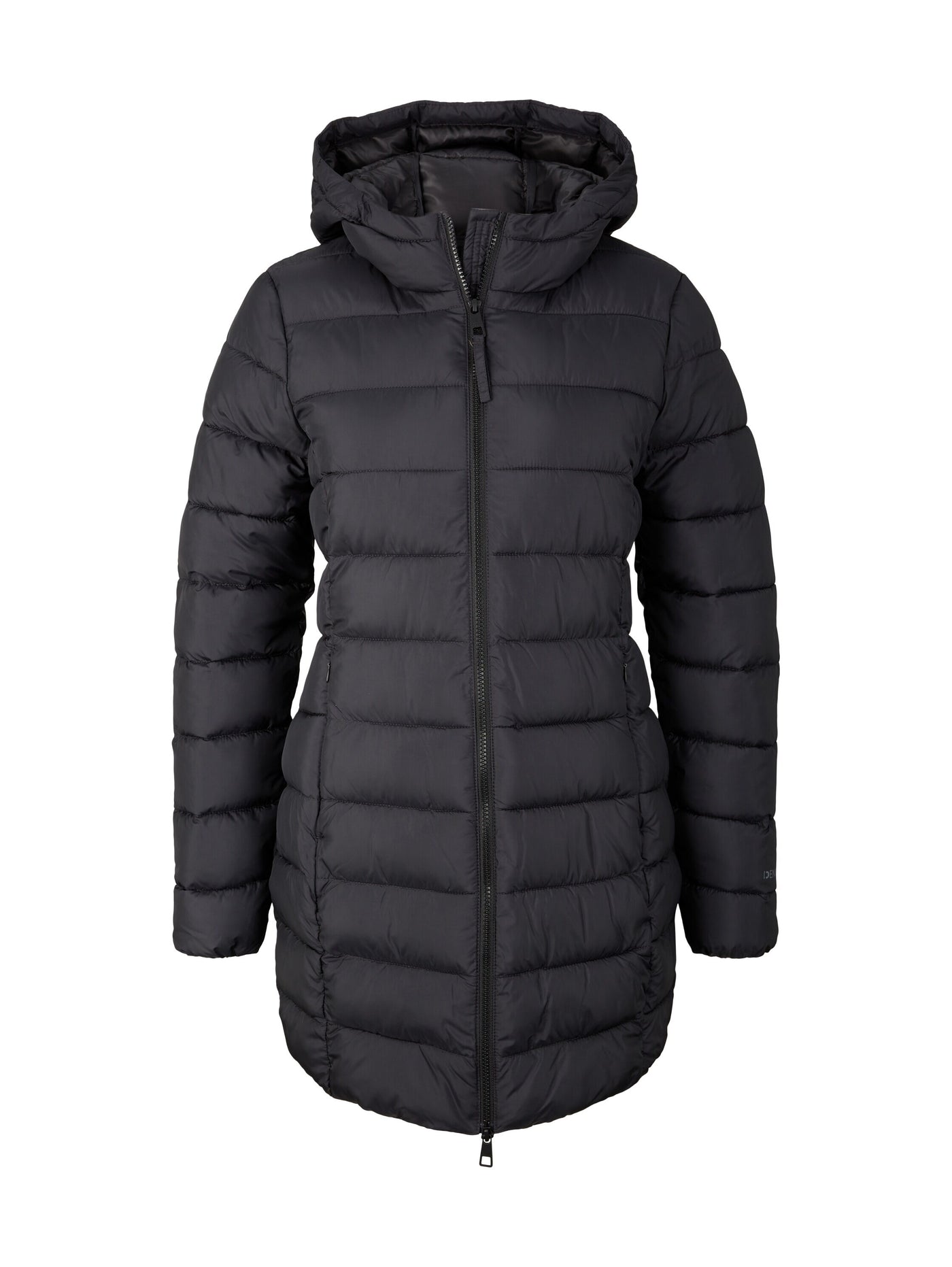 Tom Tailor Leichter Steppmantel REPREVE Our Ocean mit Kapuze und seitlichen Eingrifftaschen