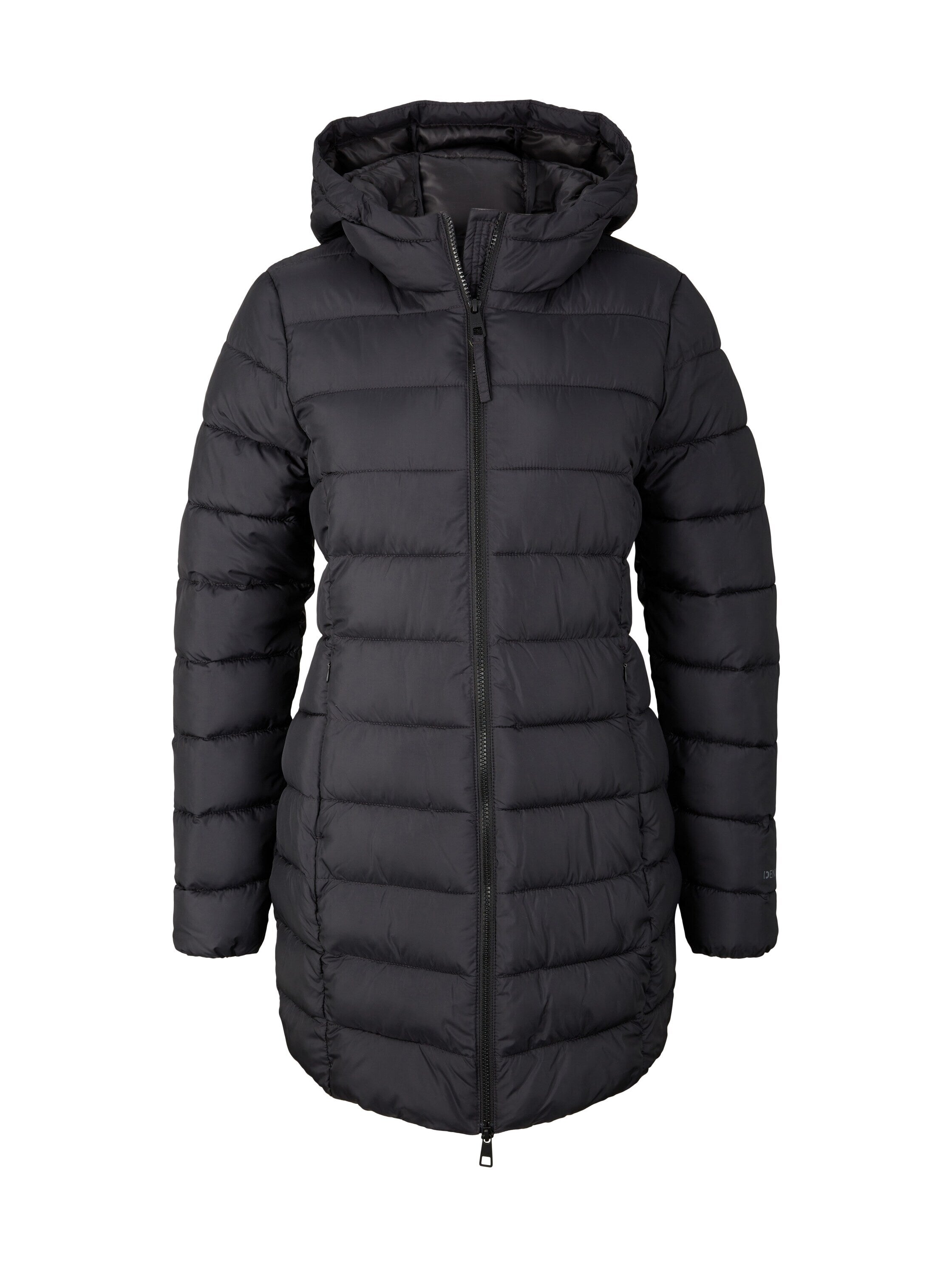 Tom Tailor Leichter Steppmantel REPREVE Our Ocean mit Kapuze und seitlichen Eingrifftaschen