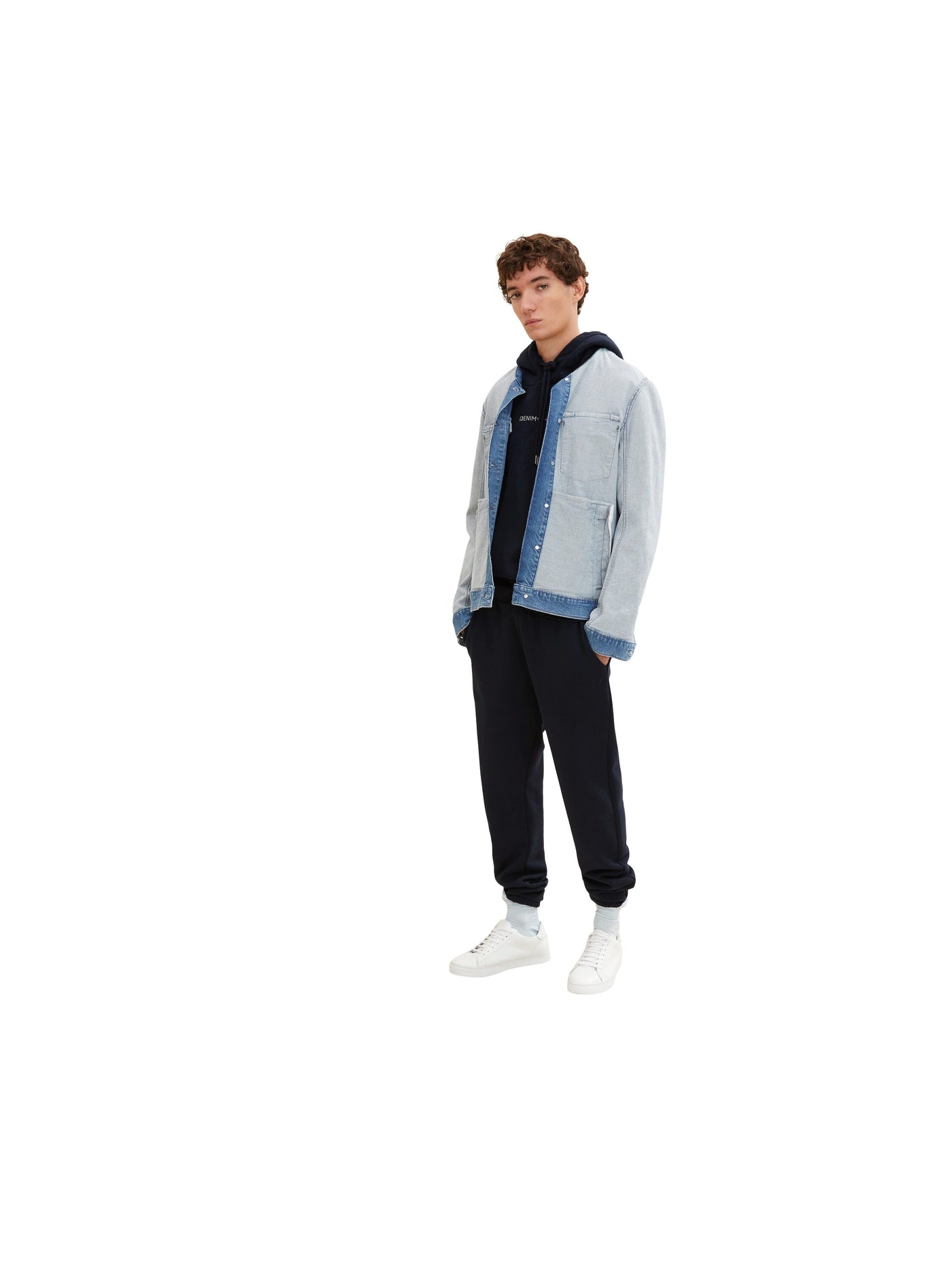 Tom Tailor Hoodie mit Print in Regular Fit