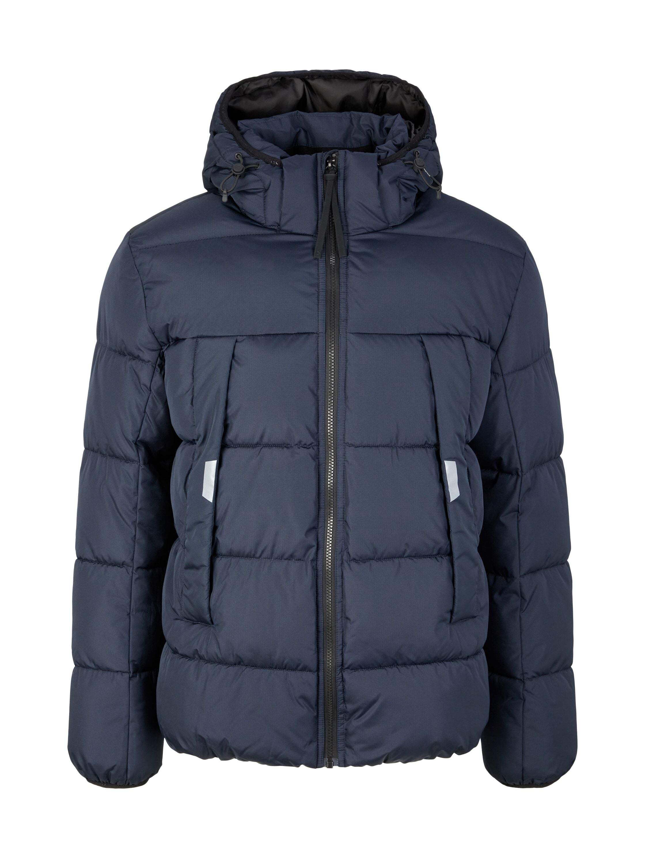 Tom Tailor Pufferjacke mit abnehmbarer Kapuze und Stehkragen