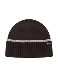Tom Tailor Basic Strick-Beanie mit Logo Badge