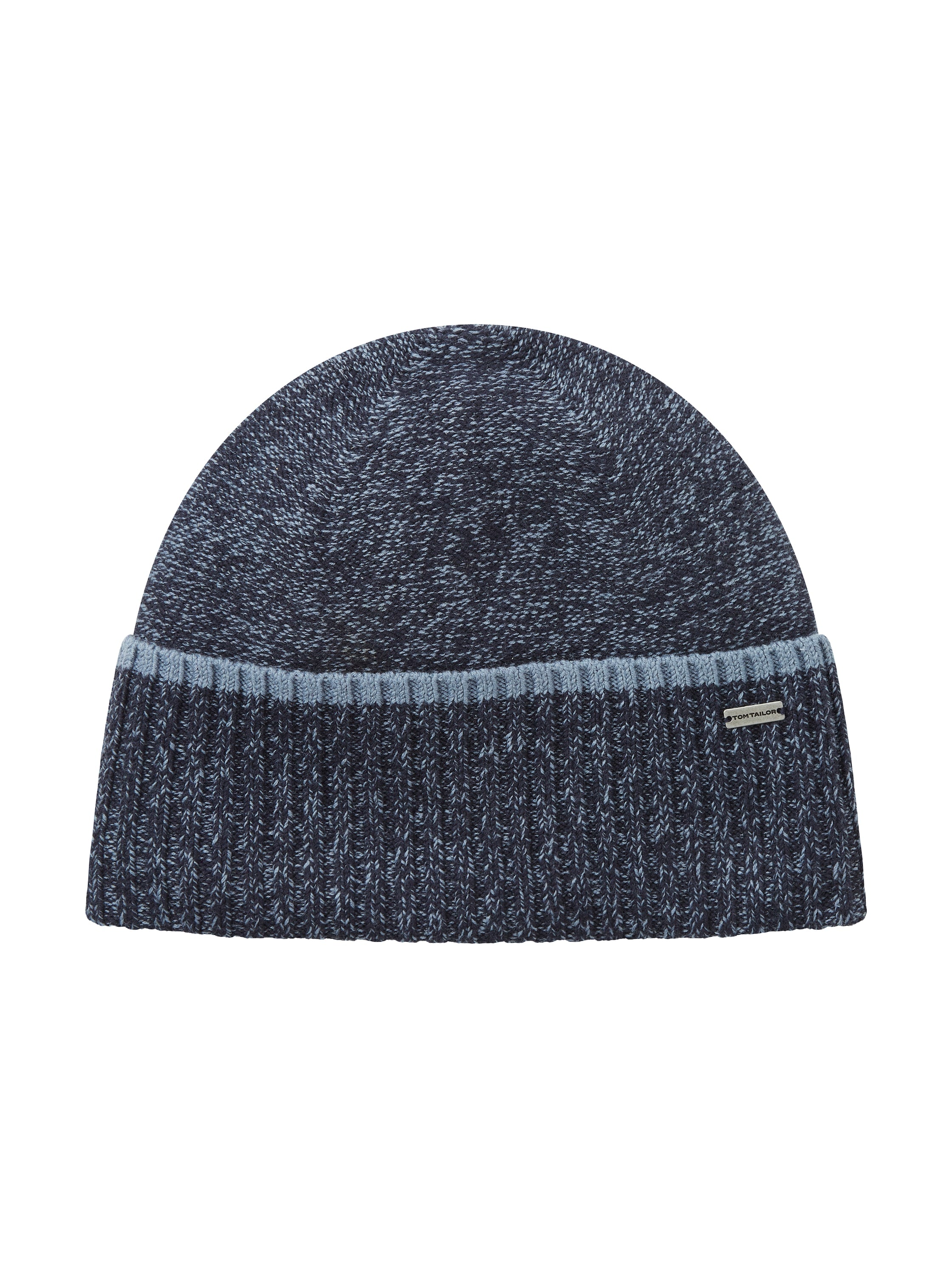 Tom Tailor Basic Strick-Beanie mit Logo Badge