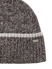 Tom Tailor Basic Strick-Beanie mit Logo Badge