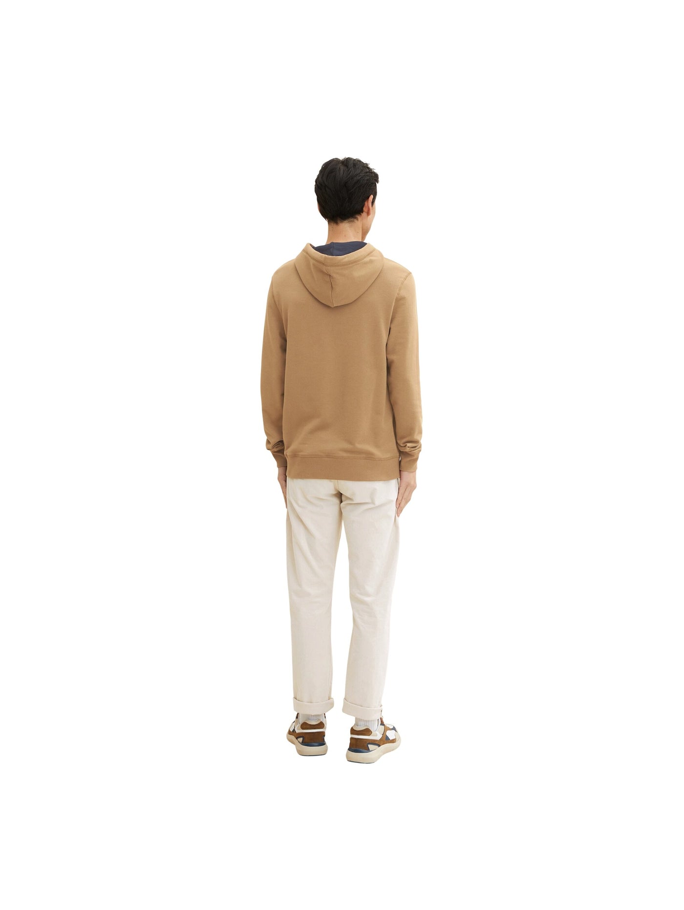 Tom Tailor Hoodie mit Kängurutasche und Logoprint