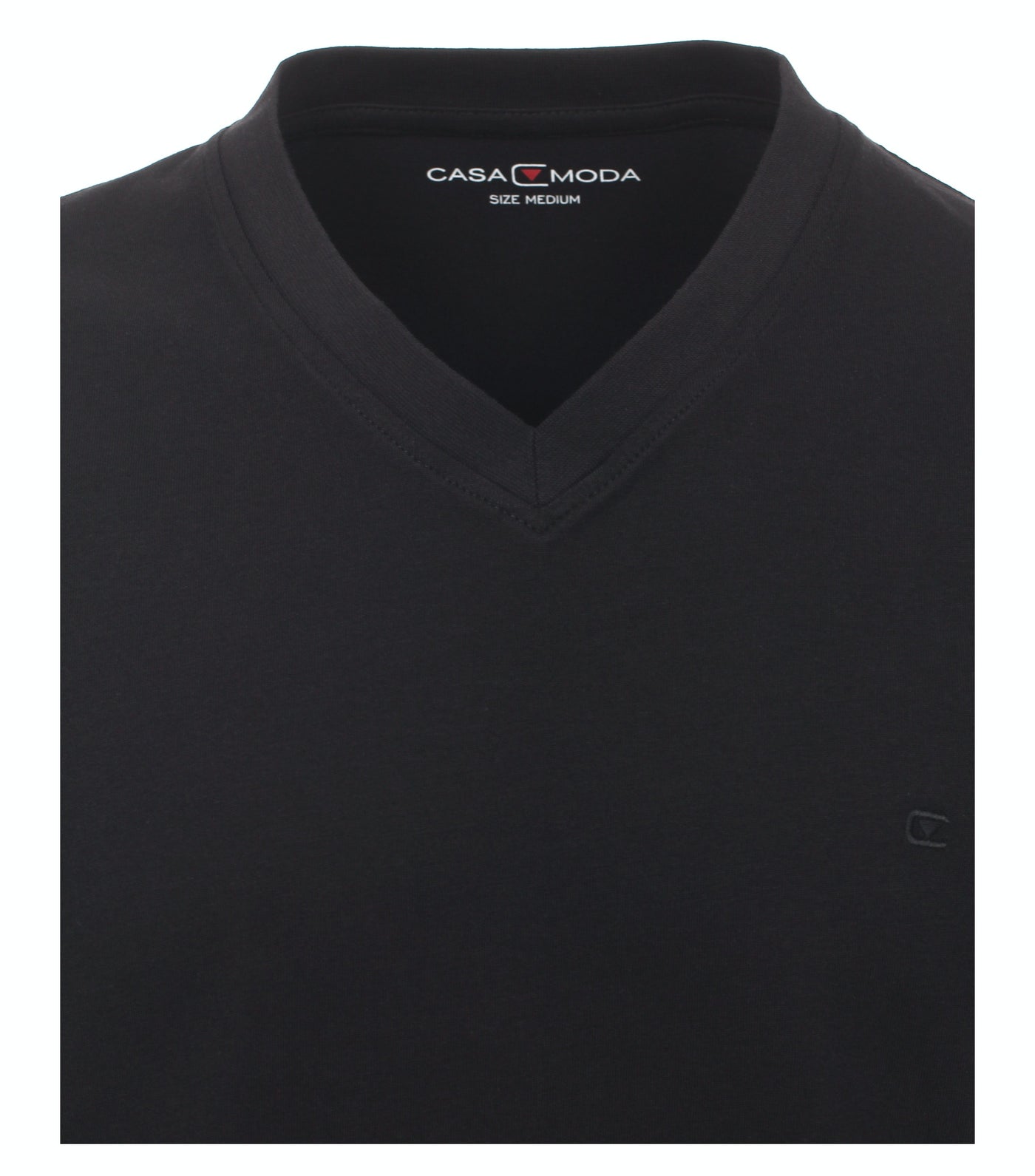 CASA MODA Klassisches Herrenshirt im 2er Pack Shirt mit V-Neck