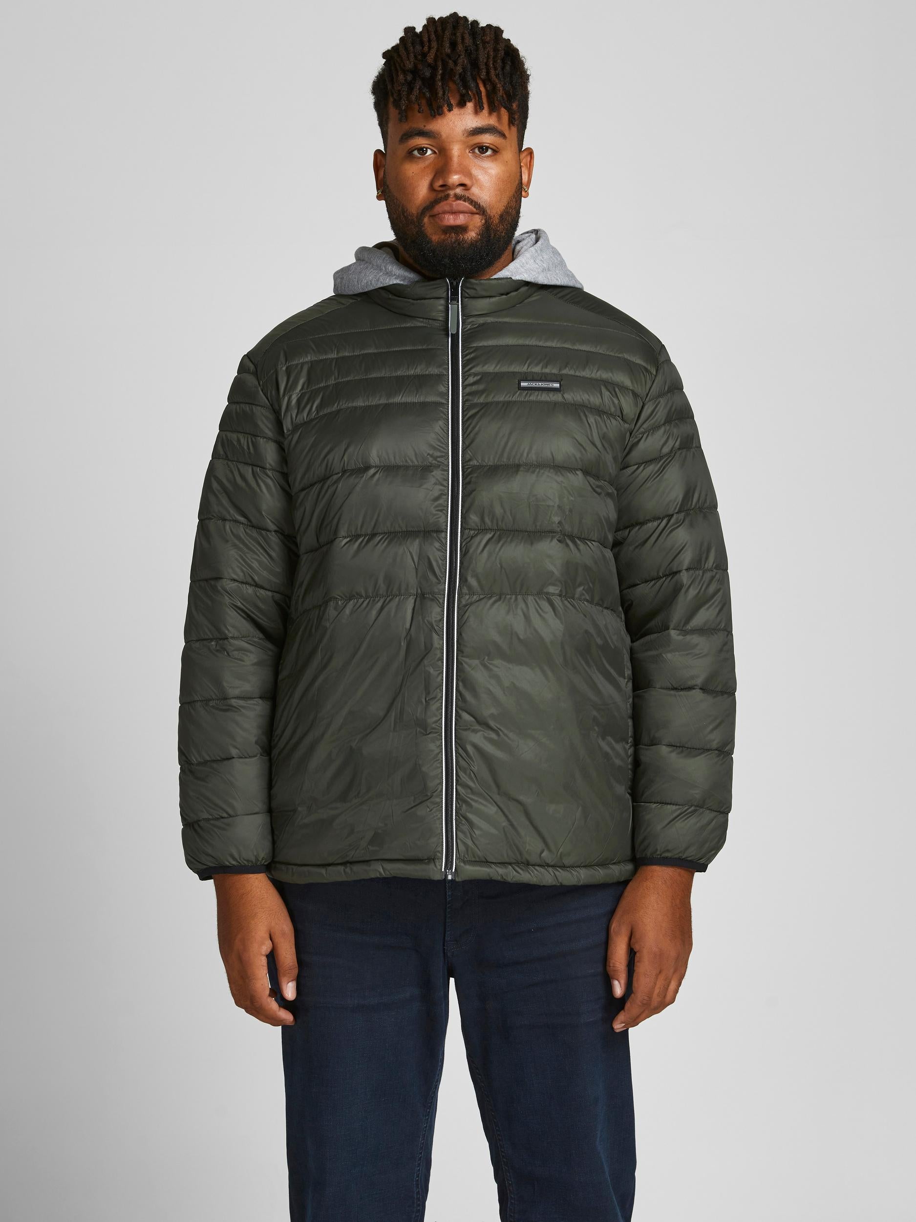 Jack & Jones Ace Puffer Collar Steppjacke große Größe
