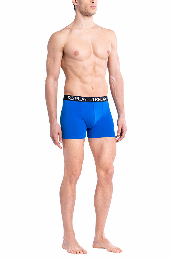 Replay BOXER Style 01/C Basic Cuff Logo im 2er Pack