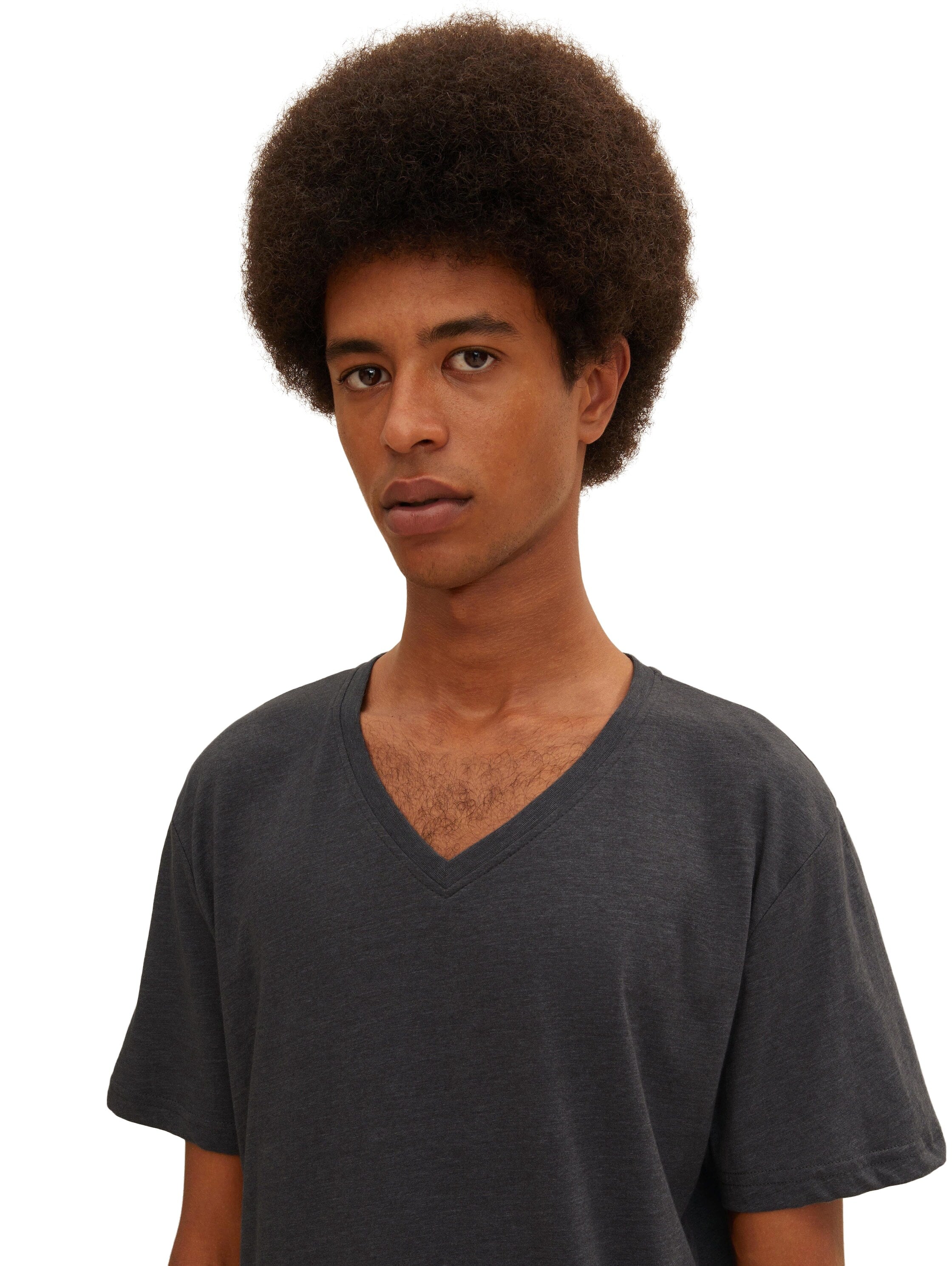 Tom Tailor Doppelpack Kurzarmshirt V-Neck T-Shirt