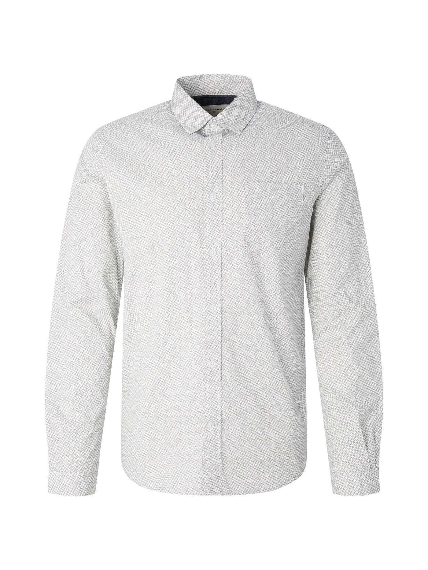 Tom Tailor Hemd mit Allover-Print Langarmhemd