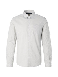 Tom Tailor Hemd mit Allover-Print Langarmhemd