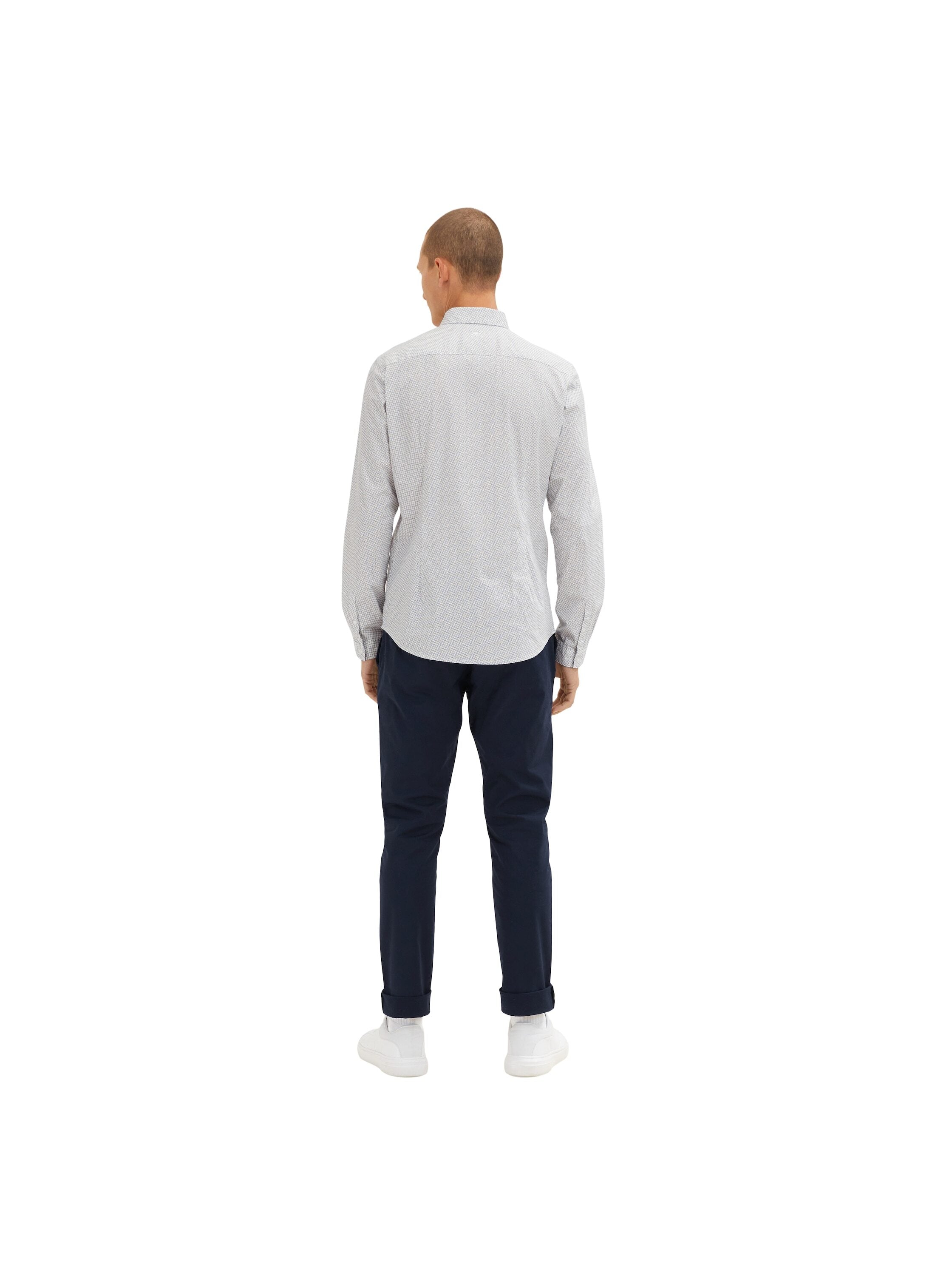 Tom Tailor Hemd mit Allover-Print Langarmhemd