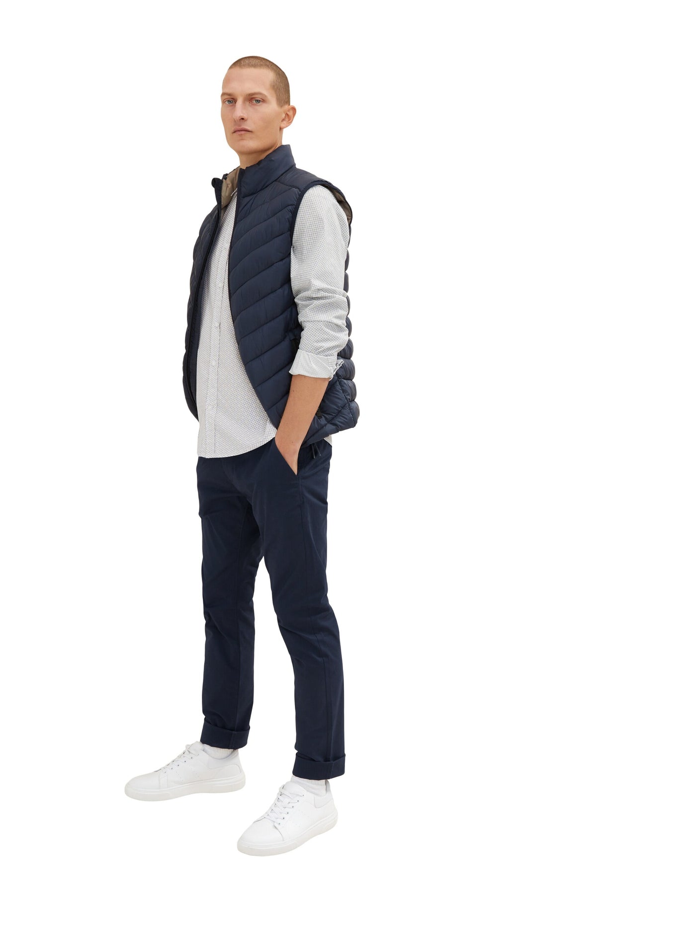 Tom Tailor Hemd mit Allover-Print Langarmhemd