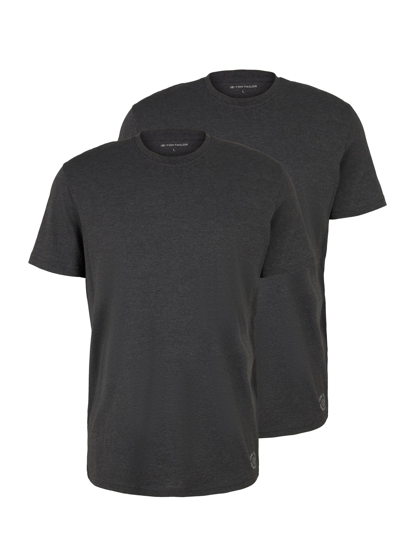 Tom Tailor Doppelpack Kurzarmshirt Crew-Neck T-Shirt