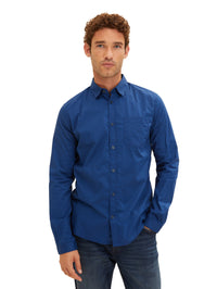 Tom Tailor Hemd mit Allover-Print Langarmhemd