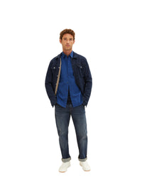 Tom Tailor Hemd mit Allover-Print Langarmhemd