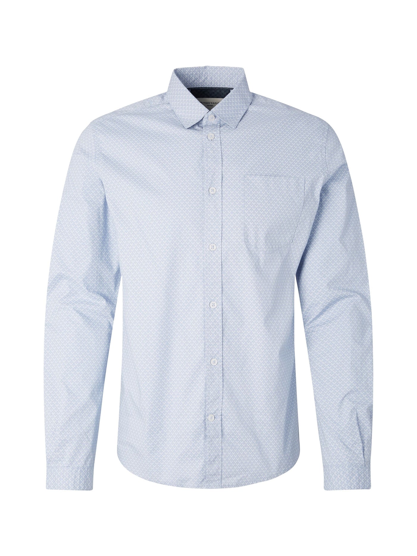 Tom Tailor Hemd mit Allover-Print Langarmhemd