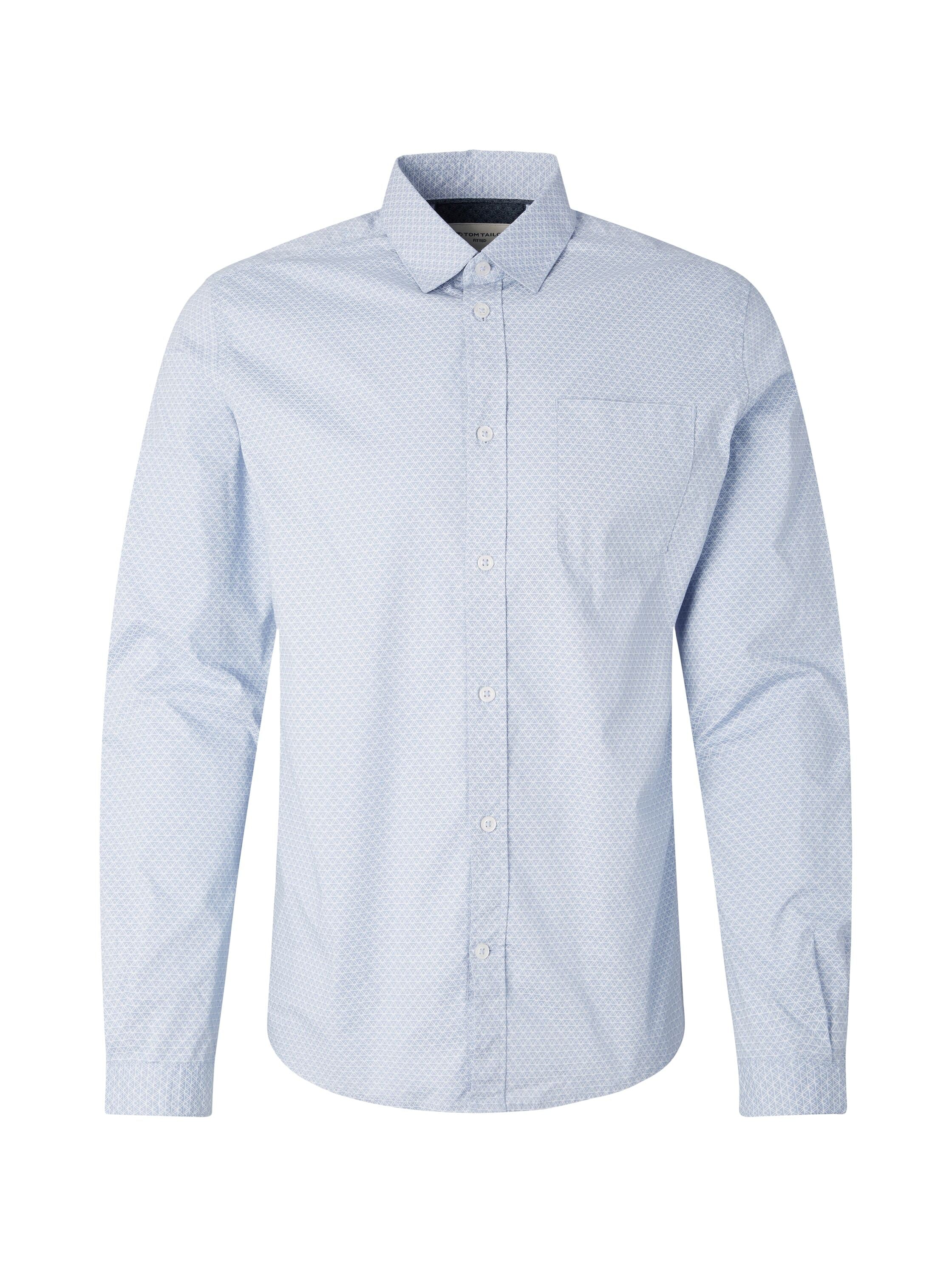 Tom Tailor Hemd mit Allover-Print Langarmhemd