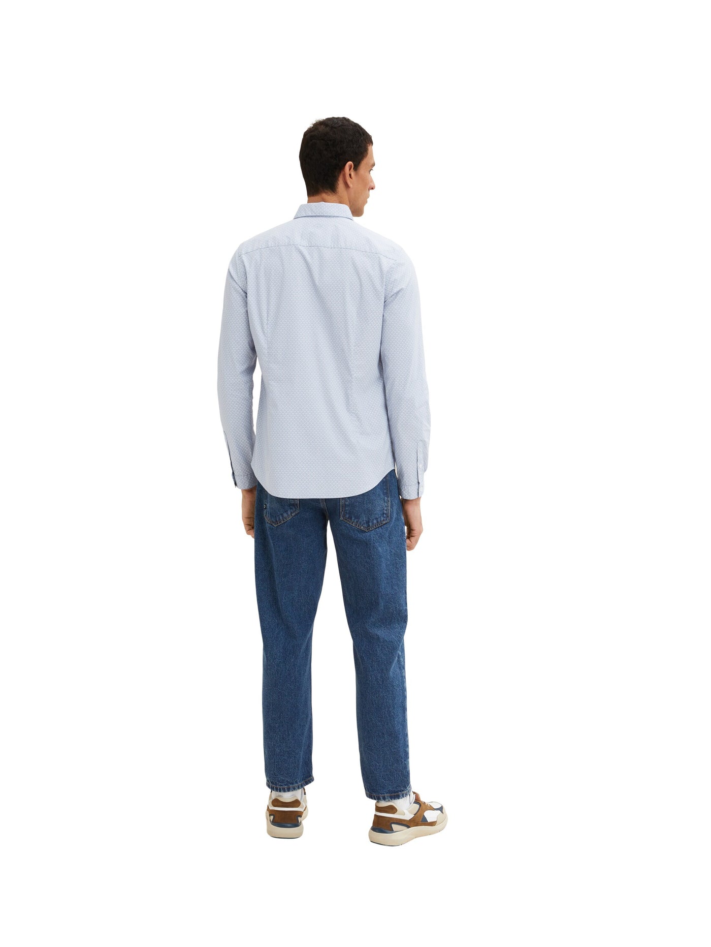 Tom Tailor Hemd mit Allover-Print Langarmhemd