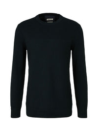 Tom Tailor Basic Structured Knit Pullover Strickpullover