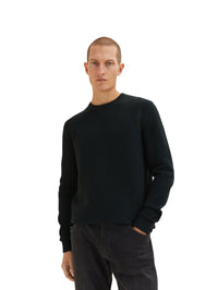 Tom Tailor Basic Structured Knit Pullover Strickpullover