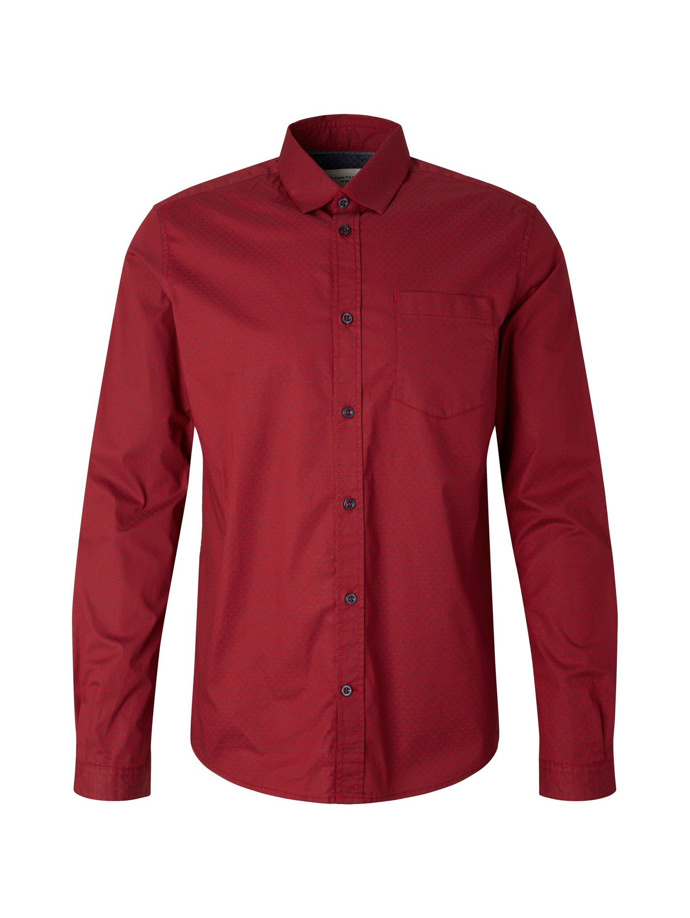 Tom Tailor Hemd mit Allover-Print Langarmhemd