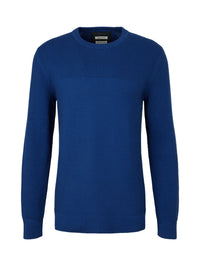 Tom Tailor Basic Structured Knit Pullover Strickpullover
