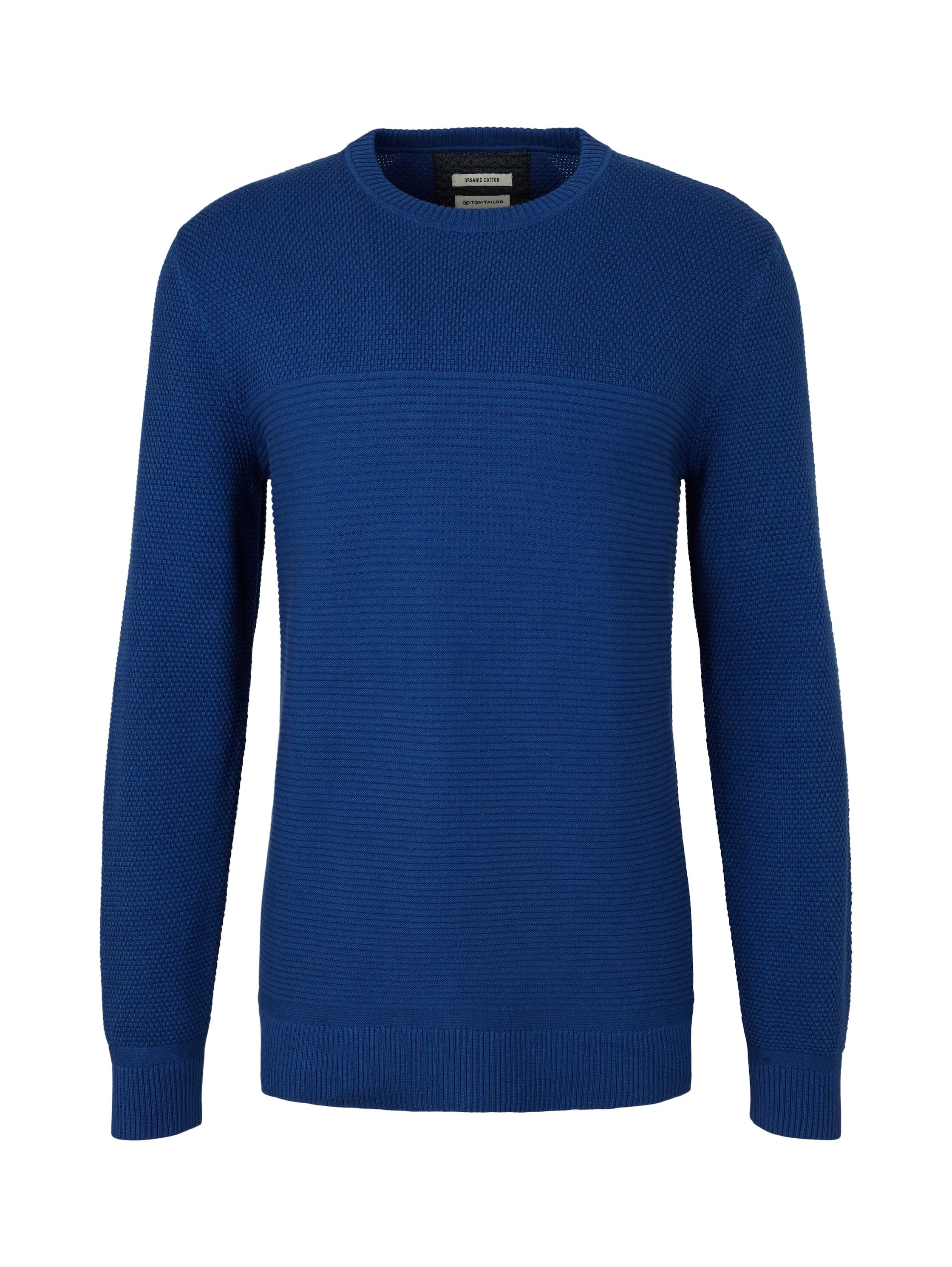 Tom Tailor Basic Structured Knit Pullover Strickpullover