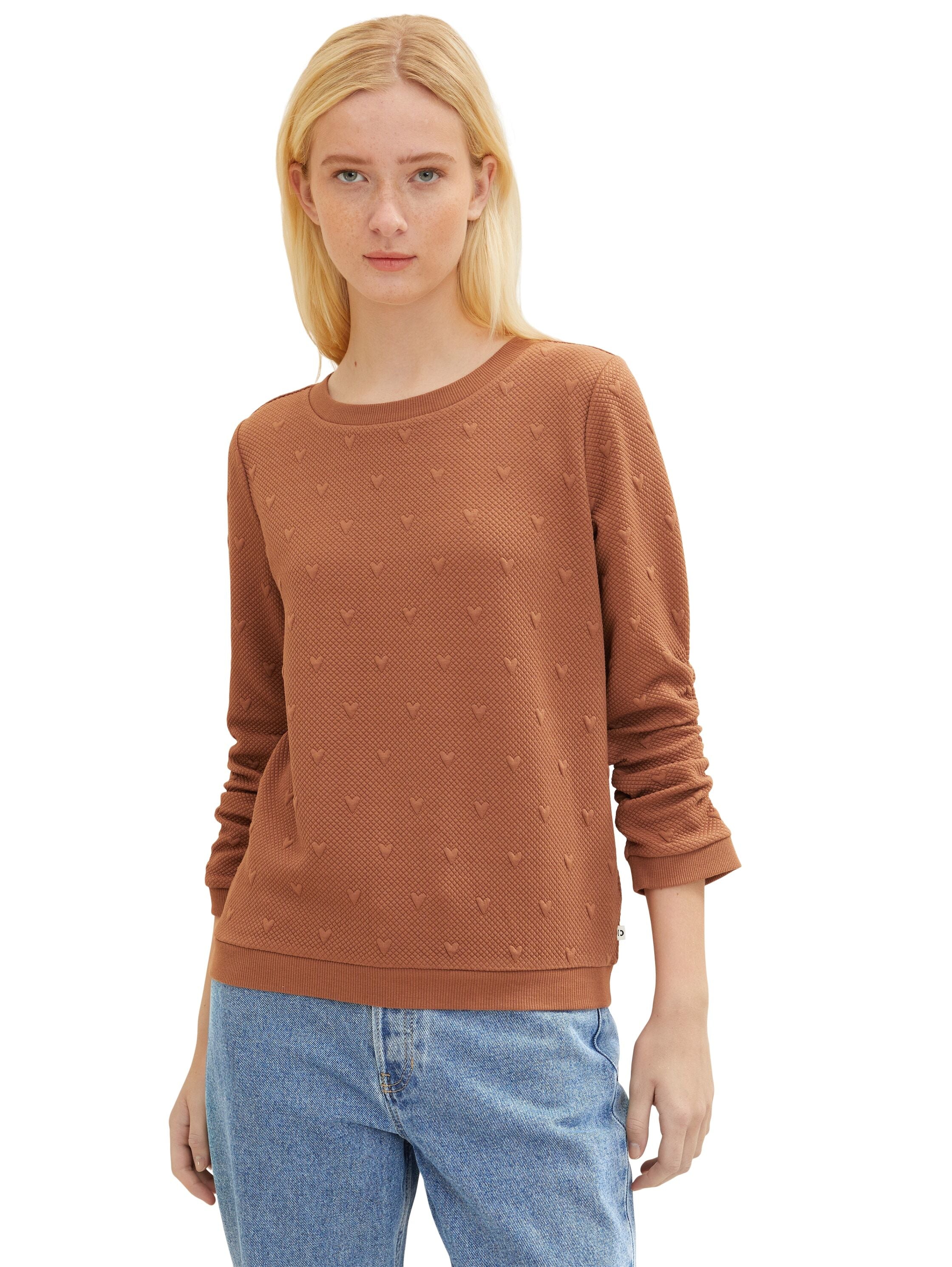 Tom Tailor Sweatshirt aus Jacquard Pullover