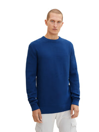Tom Tailor Basic Structured Knit Pullover Strickpullover