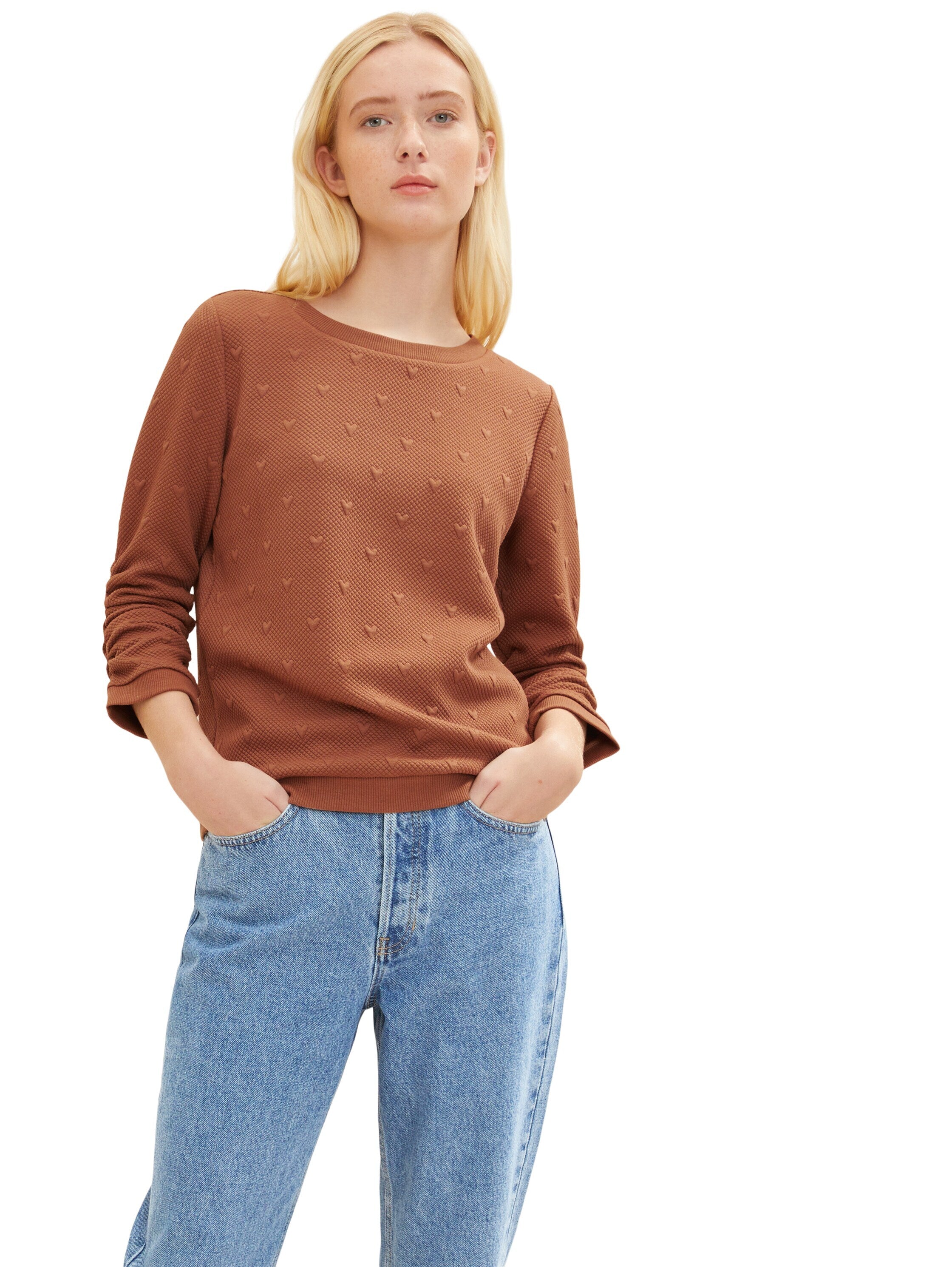 Tom Tailor Sweatshirt aus Jacquard Pullover