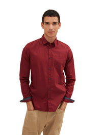 Tom Tailor Hemd mit Allover-Print Langarmhemd