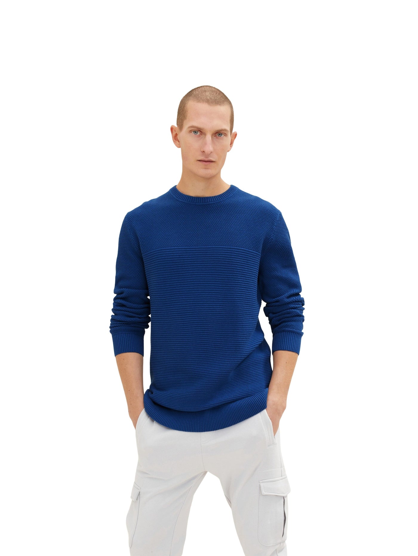 Tom Tailor Basic Structured Knit Pullover Strickpullover