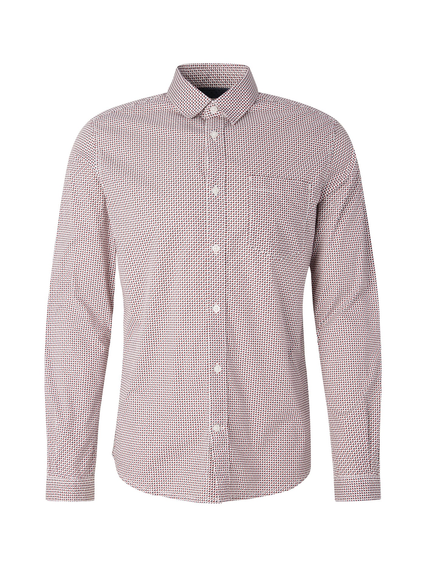 Tom Tailor Hemd mit Allover-Print Langarmhemd