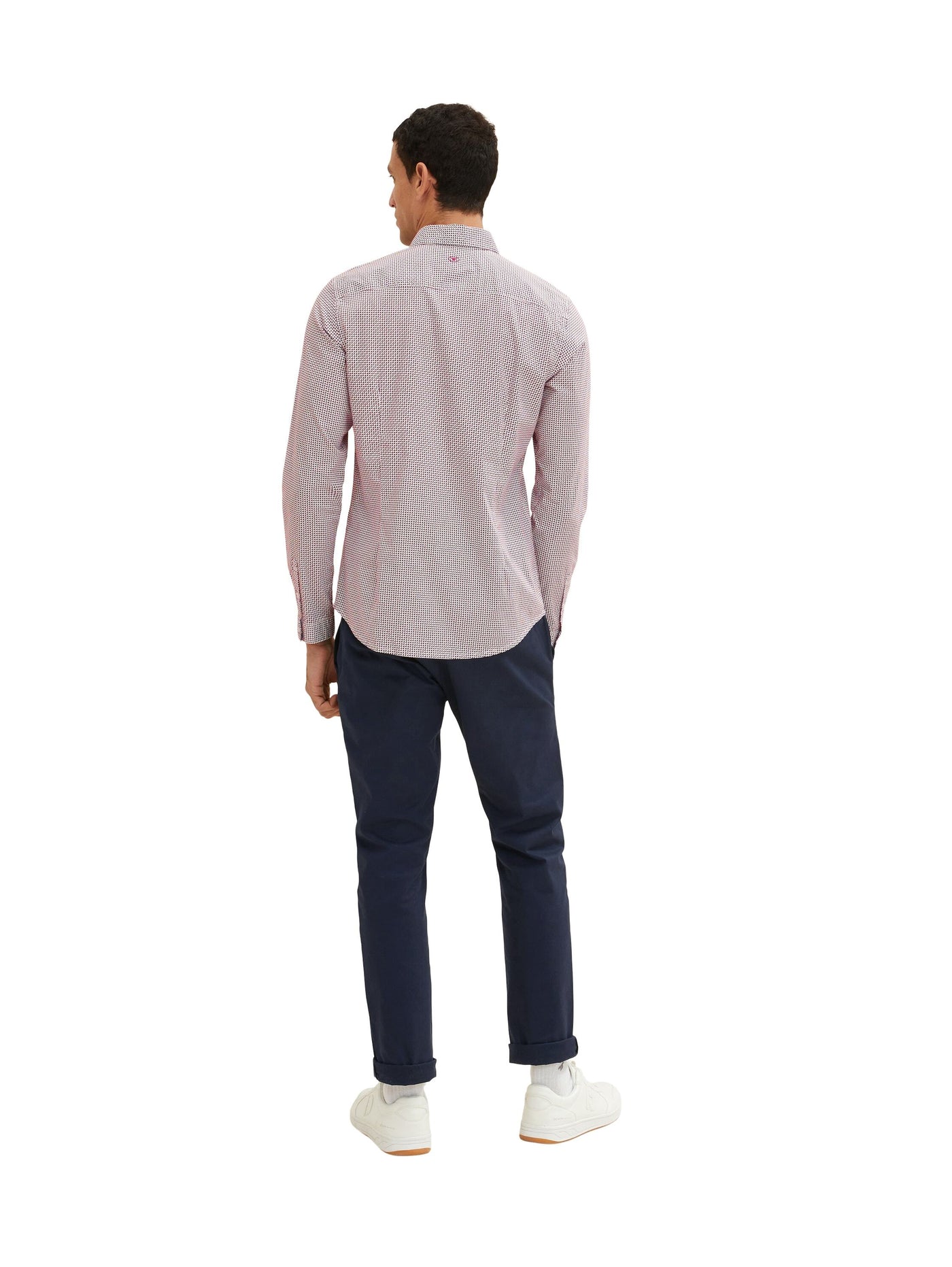 Tom Tailor Hemd mit Allover-Print Langarmhemd