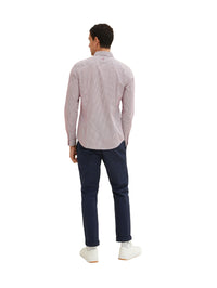 Tom Tailor Hemd mit Allover-Print Langarmhemd