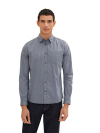 Tom Tailor Hemd mit Allover-Print Langarmhemd