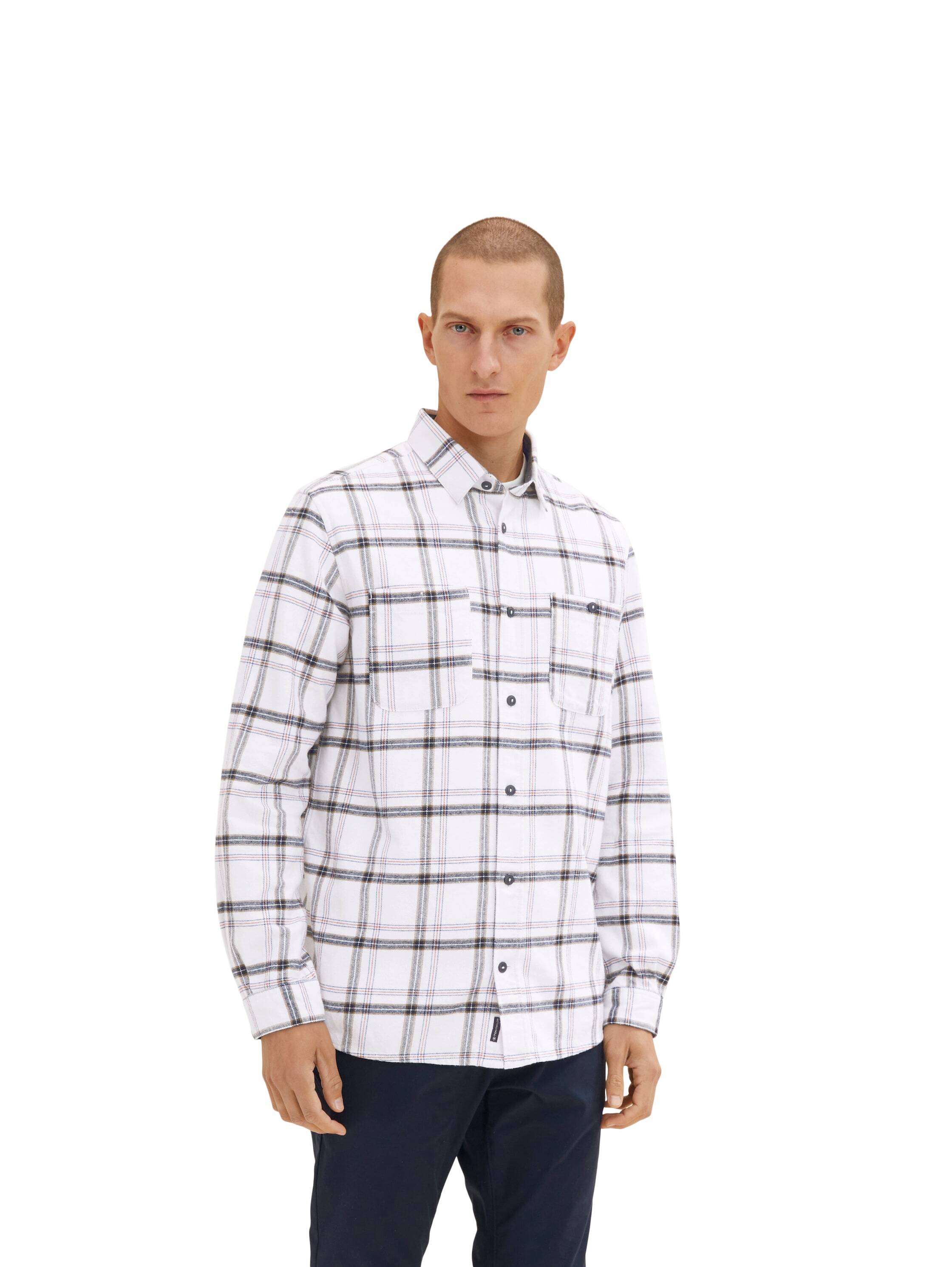 Tom Tailor Kariertes Hemd Langarmhemd