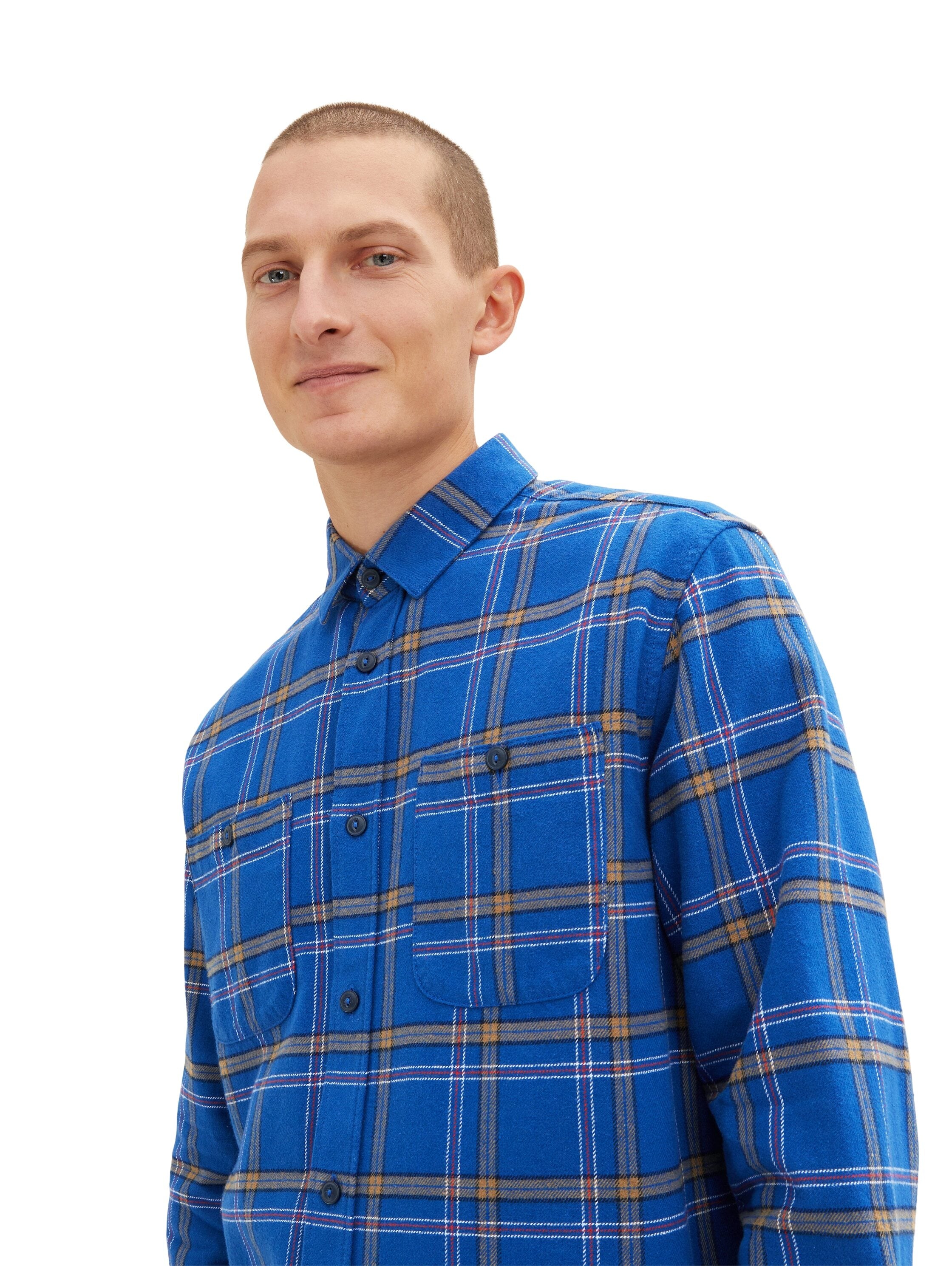 Tom Tailor Kariertes Hemd Langarmhemd