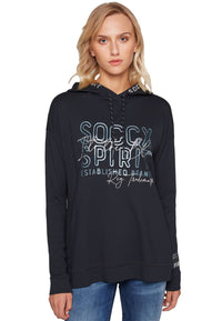 Soccx Into The Blue Hoody mit Kapuze