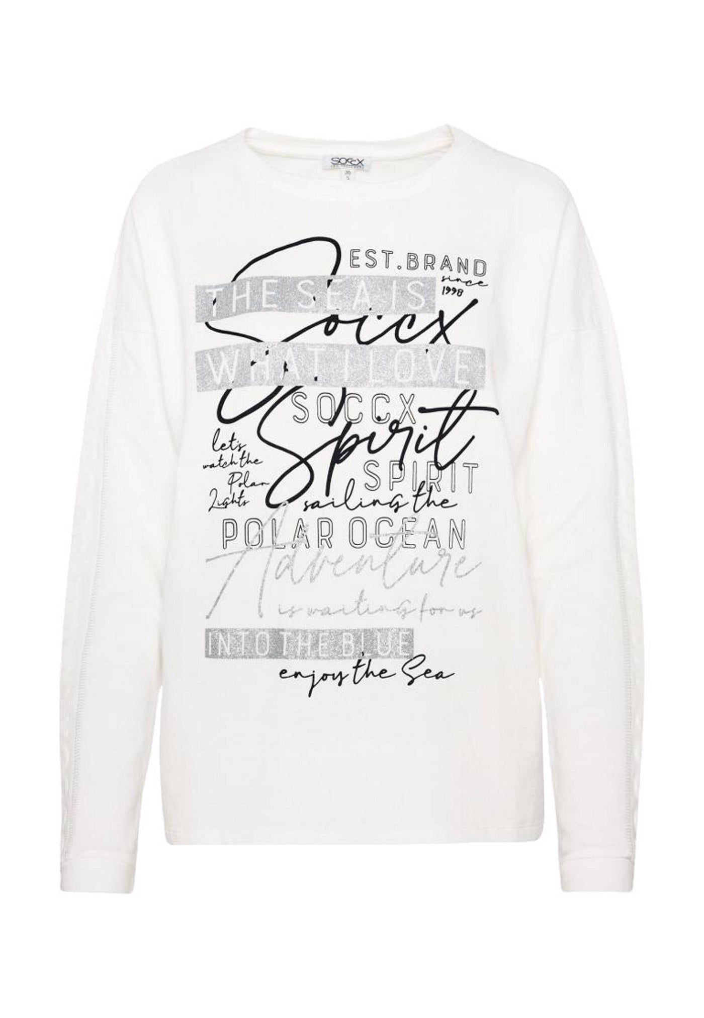Soccx Into The Blue Langarmshirt
