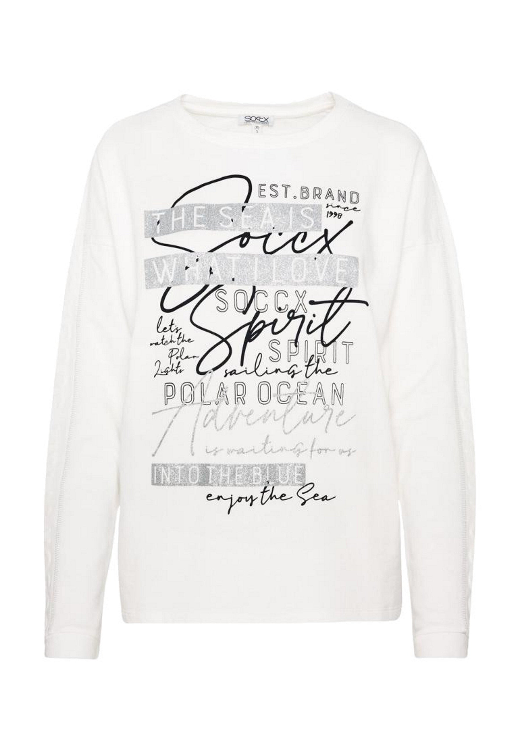 Soccx Into The Blue Langarmshirt